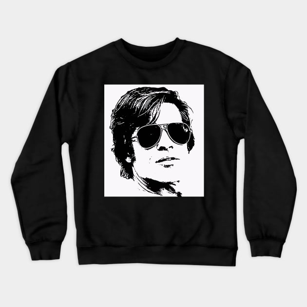 brad pitt Crewneck Sweatshirt by oryan80